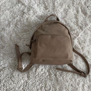 Khaki/tan mini backpack 🎒